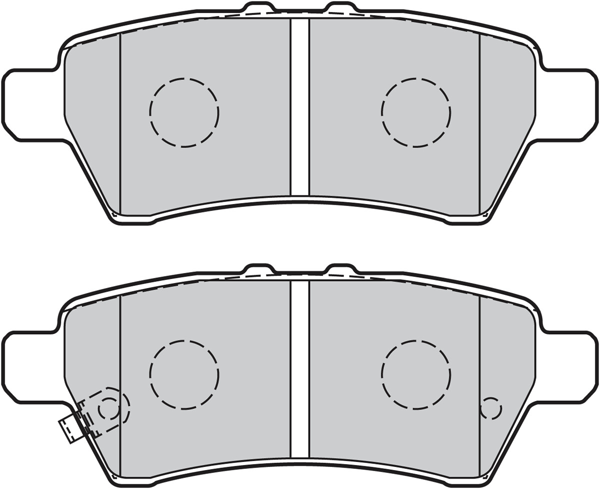 Jeu de 4 plaquettes de frein VALEO ref. 301730
